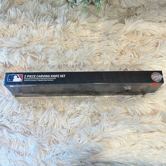 New York Yankees Two Piece Carving Knife Set by The Sports Vault - Picture 7 of 10